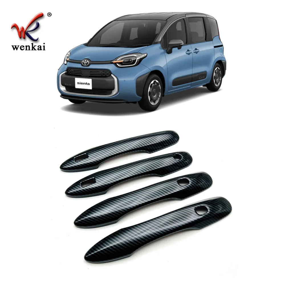 Автомобильные аксессуары, автомобильные наклейки для Toyota Sienta 10, 2022, 2023, Высококачественная хромированная крышка дверной ручки из АБС-пластика
Автомобильные аксессуары, автомобильные наклейки для Toyota Sienta 10, 2022, 2023, Высококачественная хромированная крышка дверной ручки из АБС-пластика