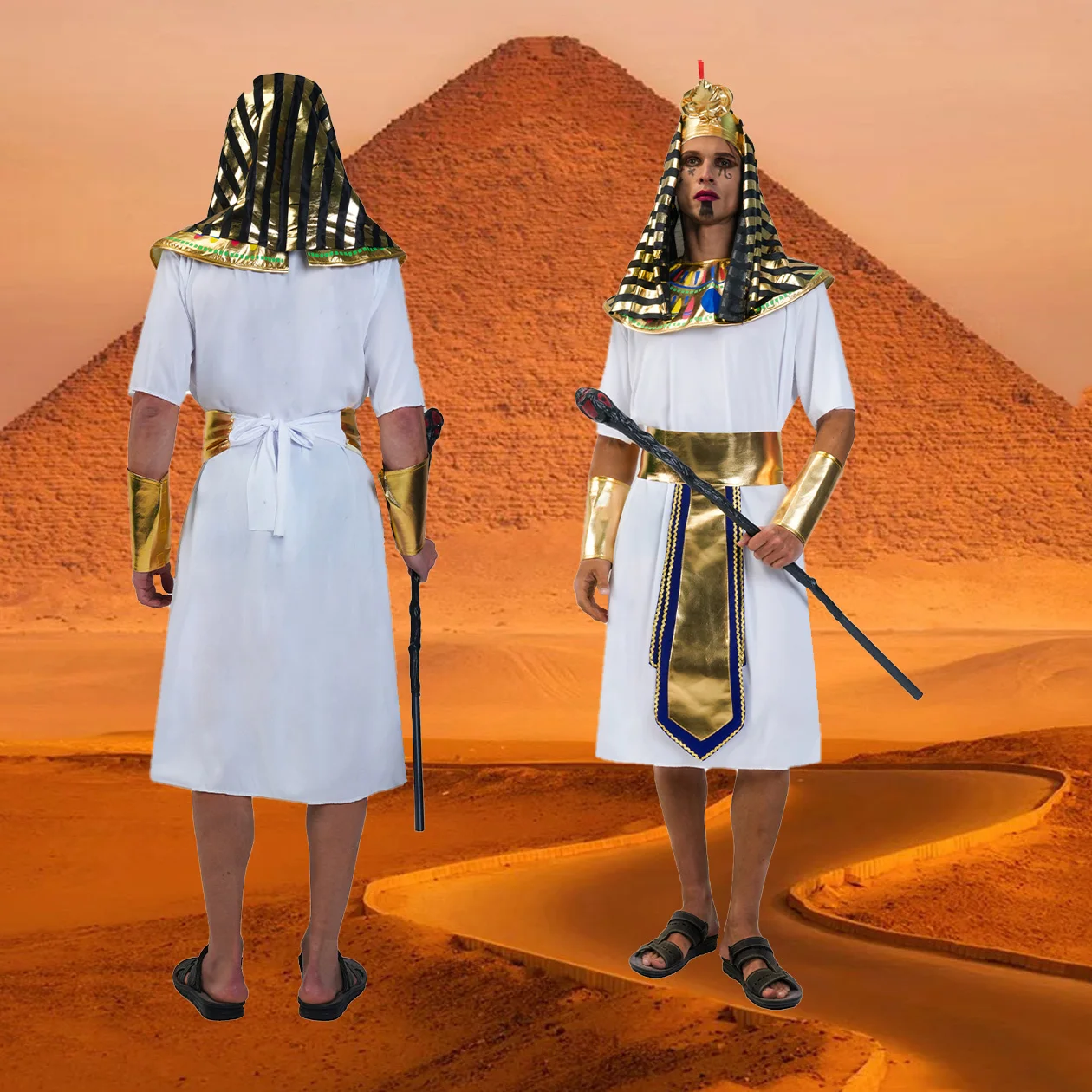 Adult Men Egyptian Pharaoh Costume Cosplay Egypt Pharaoh Robe Clothes Halloween Party White Egyptian Outfits
Adult Men Egyptian Pharaoh Costume Cosplay Egypt Pharaoh Robe Clothes Halloween Party White Egyptian Outfits