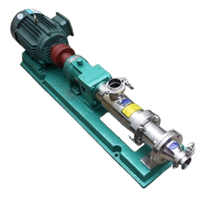 G Type High Viscosity Sanitary Stainless Steel Tri Clamp Single Screw Mono Pump/Positive Displacement Pump
G Type High Viscosity Sanitary Stainless Steel Tri Clamp Single Screw Mono Pump/Positive Displacement Pump