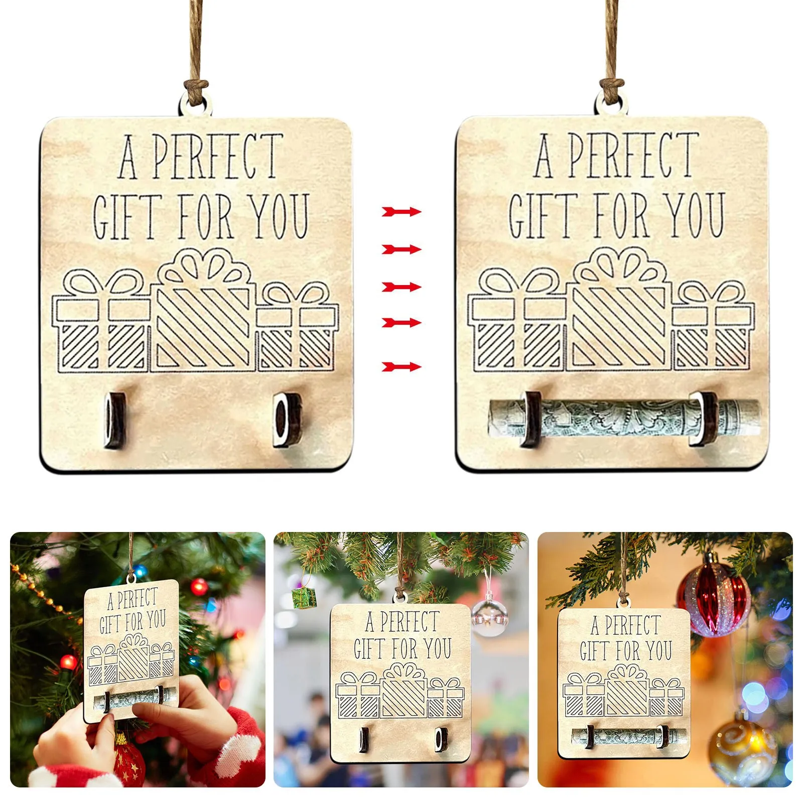 Christmas Wallet Hanging Pendants Xmas Tree Drop Ornament Merry Chriatma Home Decor Happy New Year 2024 Gifts
Christmas Wallet Hanging Pendants Xmas Tree Drop Ornament Merry Chriatma Home Decor Happy New Year 2024 Gifts