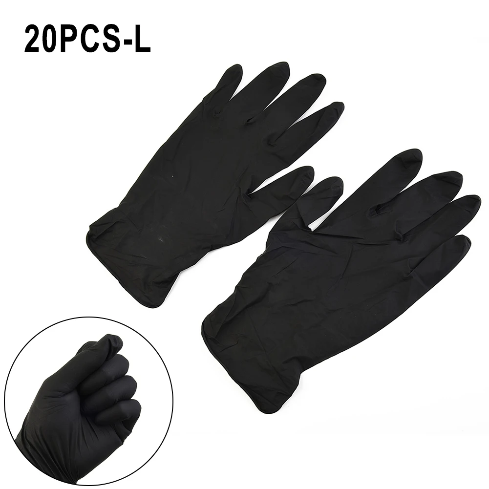 20 Pcs Of Pure Nitrile Gloves (Latex Free) Protective Gloves Black For Home Cleaning Inspection Food Industry Chemical Industry
20 Pcs Of Pure Nitrile Gloves (Latex Free) Protective Gloves Black For Home Cleaning Inspection Food Industry Chemical Industry
