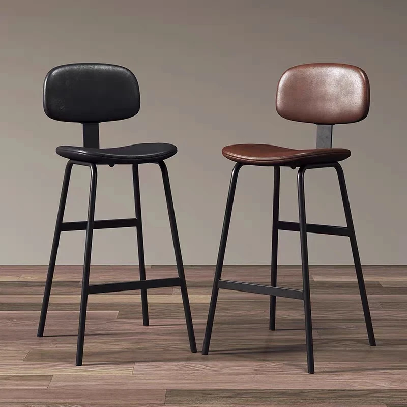 Coffee Shop Metal Bar Chairs Stool Modern Design Luxury Nordic Chair High Leather tabouret haut pour cuisine Modern Furniture
Coffee Shop Metal Bar Chairs Stool Modern Design Luxury Nordic Chair High Leather tabouret haut pour cuisine Modern Furniture