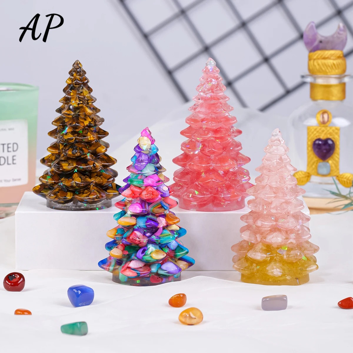 1pc Natural crystal rose original stone chips stone dispensing gravel Christmas tree ornaments atmosphere decoration gift
1pc Natural crystal rose original stone chips stone dispensing gravel Christmas tree ornaments atmosphere decoration gift