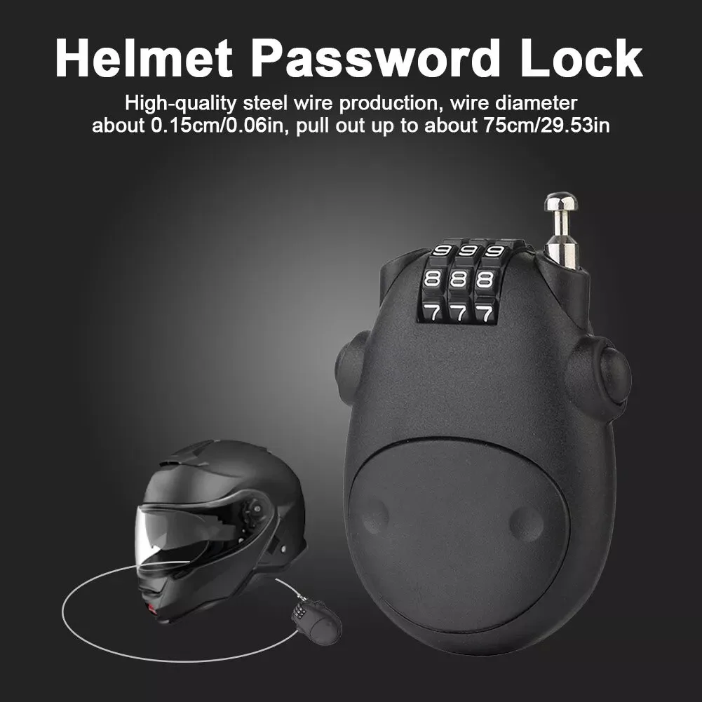 Cable Helmet Lock Password Steel Rope Motorcycle Telescopic Car Lock 2024 Hot Sale Brand New And High Quality Discount
Cable Helmet Lock Password Steel Rope Motorcycle Telescopic Car Lock 2024 Hot Sale Brand New And High Quality Discount