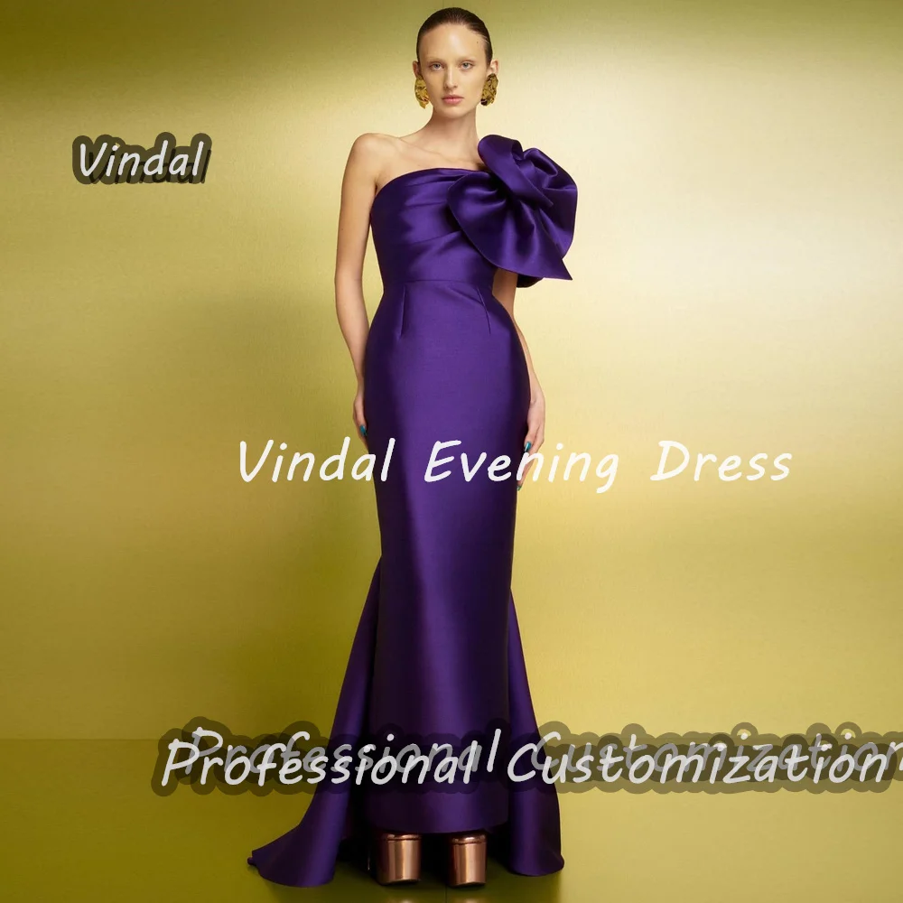 Vindal Evening Dress Strapless Floor Length Mermaid Built-in Bra Elegant Satin Ruffle Sleeveless Saudi Arabia For Woman 2024
Vindal Evening Dress Strapless Floor Length Mermaid Built-in Bra Elegant Satin Ruffle Sleeveless Saudi Arabia For Woman 2024