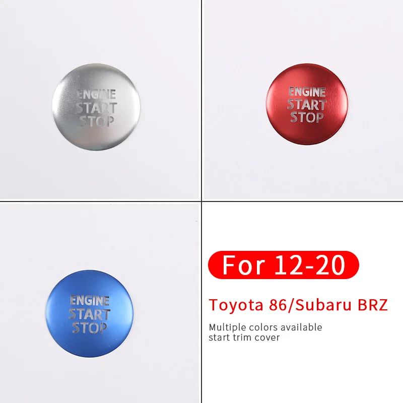 For 12-20 Toyota 86 Subaru BRZ start flameout button cover car interior start switch trim cover interior sticker accessories
For 12-20 Toyota 86 Subaru BRZ start flameout button cover car interior start switch trim cover interior sticker accessories