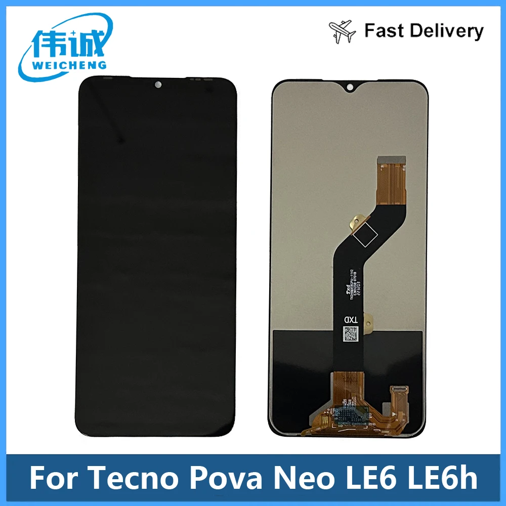

ЖК-дисплей 6,82 дюйма для Tecno Pova Neo, запасные части для Tecno Pova Neo LE6 LE6h ЖК-панель с сенсорным экраном