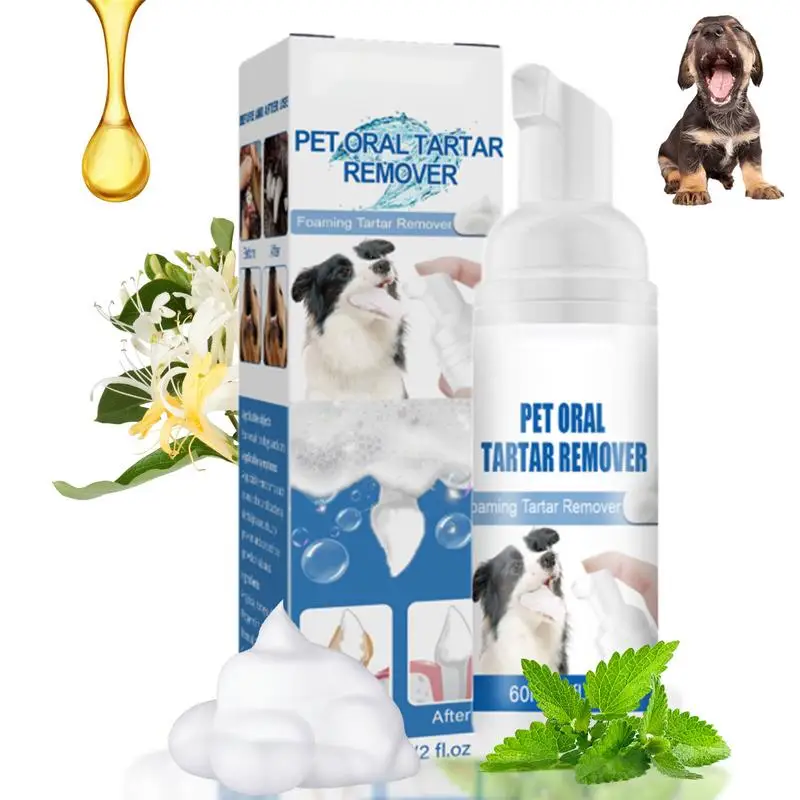 

Tartar Remover For Dogs Natural Dental Care Solution Foam Control Tarter And Plaques Clean Teeth Without Brushing