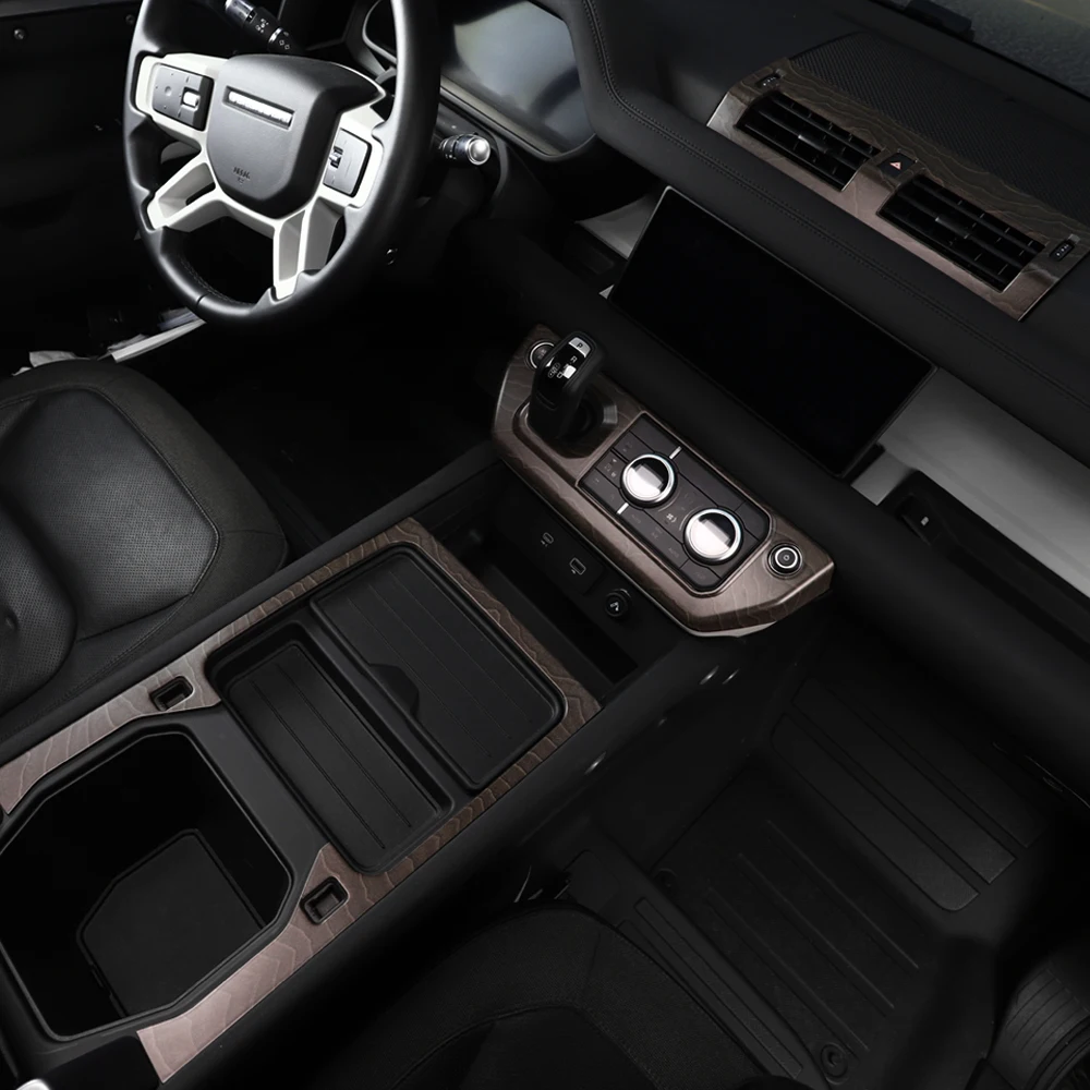 

Для автомобилей Land Rover Defender 20-24, центральное управление, рама переключения передач, вентиляционные отверстия, внутренняя ручка, блестящий st