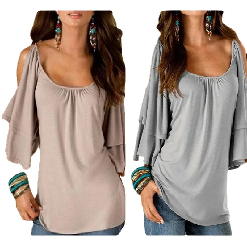 Women's Summer Sexy Strapless Short Sleeve underwear Round Neck Casual Versatile Top
Women's Summer Sexy Strapless Short Sleeve underwear Round Neck Casual Versatile Top