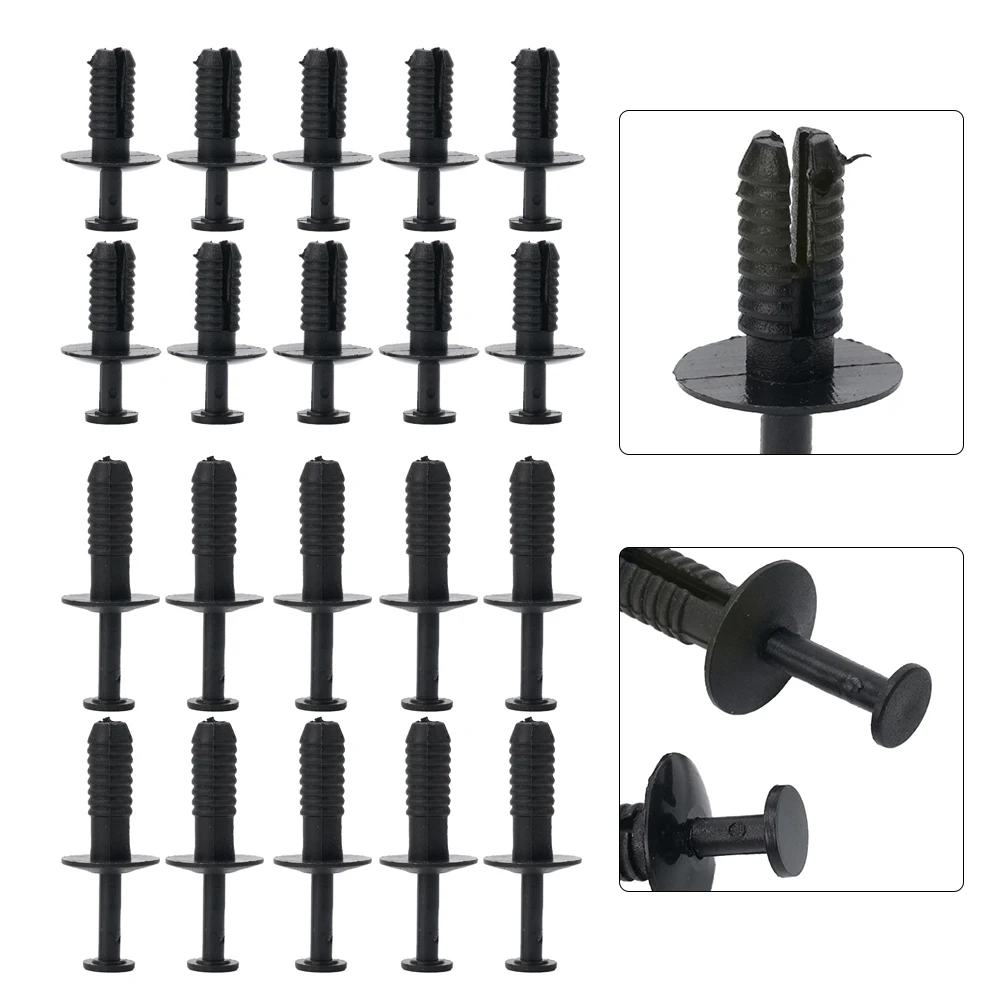 Retainer Clips Tools Durable E30 E39 E46 E53 E60 For BMW 20PCS Accessory Black For BMW E30 E39 E46 E53 E60 Plastic New 
Retainer Clips Tools Durable E30 E39 E46 E53 E60 For BMW 20PCS Accessory Black For BMW E30 E39 E46 E53 E60 Plastic New