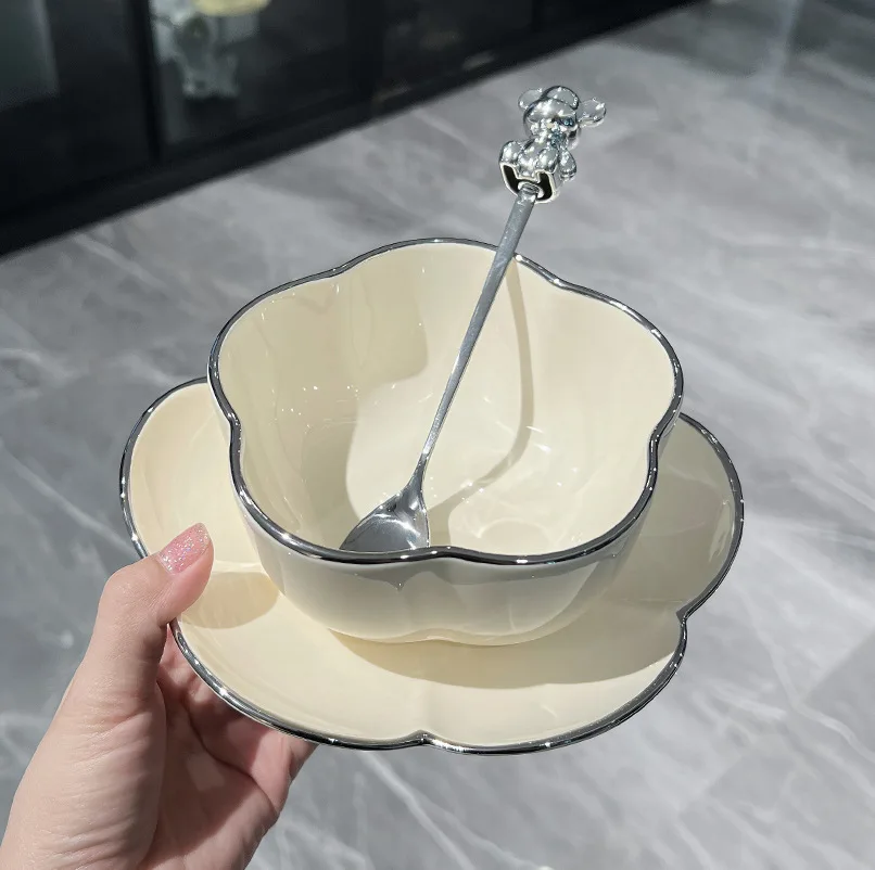 Household Tableware Luxury Dessert Bowl Breakfast Cereal Bowl Ceramic Fruit Vegetable Salad Bowl Utensils for kitchen
Household Tableware Luxury Dessert Bowl Breakfast Cereal Bowl Ceramic Fruit Vegetable Salad Bowl Utensils for kitchen