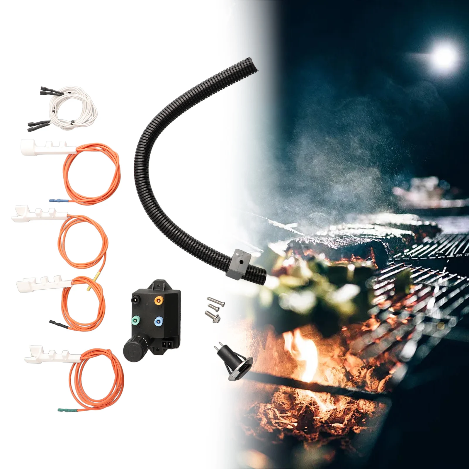 BBQ Grill Replacement Parts Garden Grill Spare Parts Eating Outdoor Cooking 1 Set BBQ Parties Grill Ignitor Kit
BBQ Grill Replacement Parts Garden Grill Spare Parts Eating Outdoor Cooking 1 Set BBQ Parties Grill Ignitor Kit