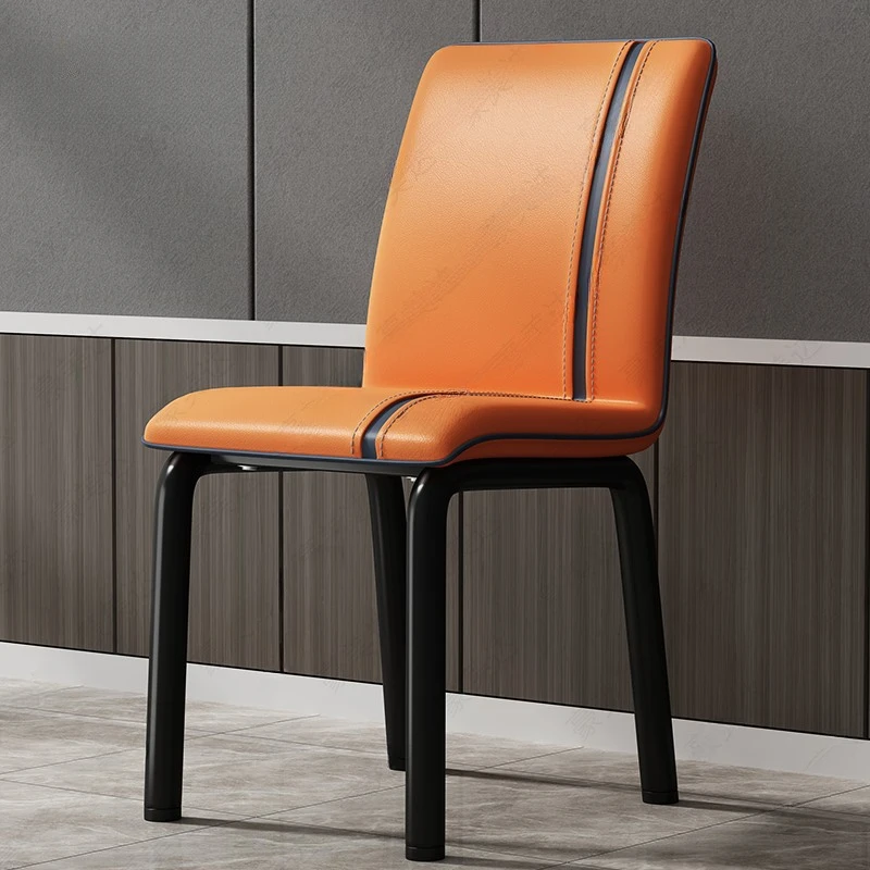 

Металлические обеденные стулья в скандинавском стиле для кафе, гостиной, эргономичные стулья для кухни, ресторана, роскошная мебель для дома MR50DC