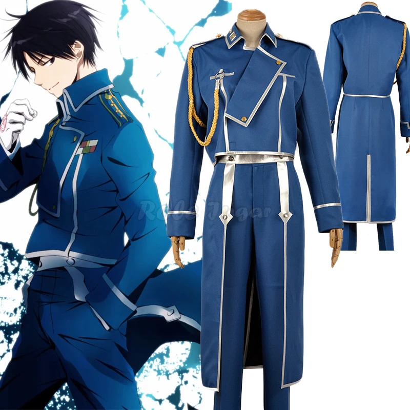 Fullmetal Alchemist Roy Mustang Cosplay Costumes For Men Halloween Party Anime Military Uniform Outfits
Fullmetal Alchemist Roy Mustang Cosplay Costumes For Men Halloween Party Anime Military Uniform Outfits