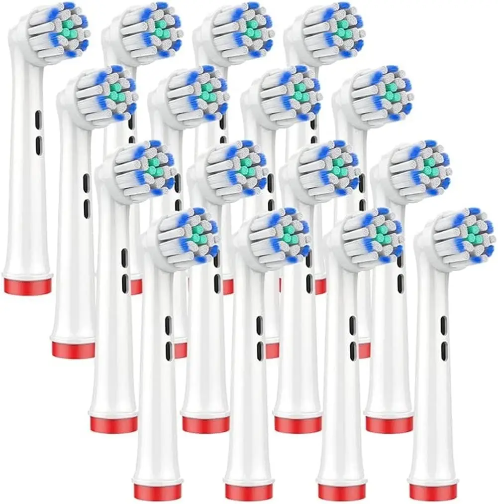16pcs Extra Soft Bristles Replacements Brush Heads for Oral B Compatible with Braun Electric Rechargeable Toothbrush
16pcs Extra Soft Bristles Replacements Brush Heads for Oral B Compatible with Braun Electric Rechargeable Toothbrush