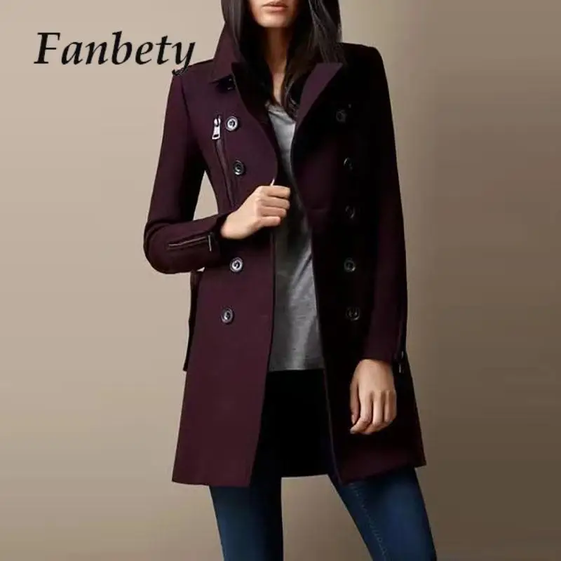 Retro Women Double Breasted Woolen Coats Elegant Female Zip Stand Collar Straight Jackets Casual 2023 Thick Long Sleeve Outwear
Retro Women Double Breasted Woolen Coats Elegant Female Zip Stand Collar Straight Jackets Casual 2023 Thick Long Sleeve Outwear