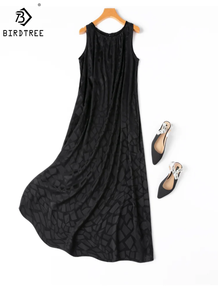 BirdTree 93% Real Silk Women Vest Dresses, O-Neck Plaid Print, Elegant Fashion Retro Vacation Dress, 2024 Spring Summer D42916QM
BirdTree 93% Real Silk Women Vest Dresses, O-Neck Plaid Print, Elegant Fashion Retro Vacation Dress, 2024 Spring Summer D42916QM