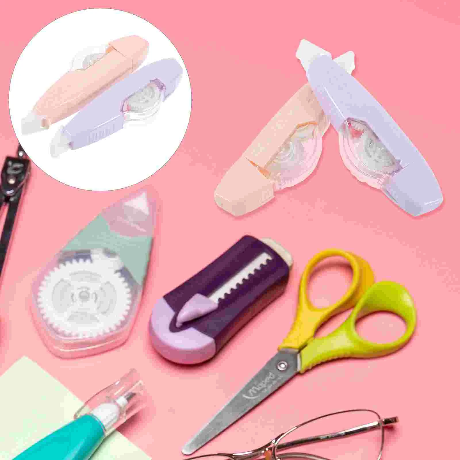 4 Pcs Correction Tape Writing White Out Tapes Glue Eraser Pp Small Roller Convenient White-out
4 Pcs Correction Tape Writing White Out Tapes Glue Eraser Pp Small Roller Convenient White-out