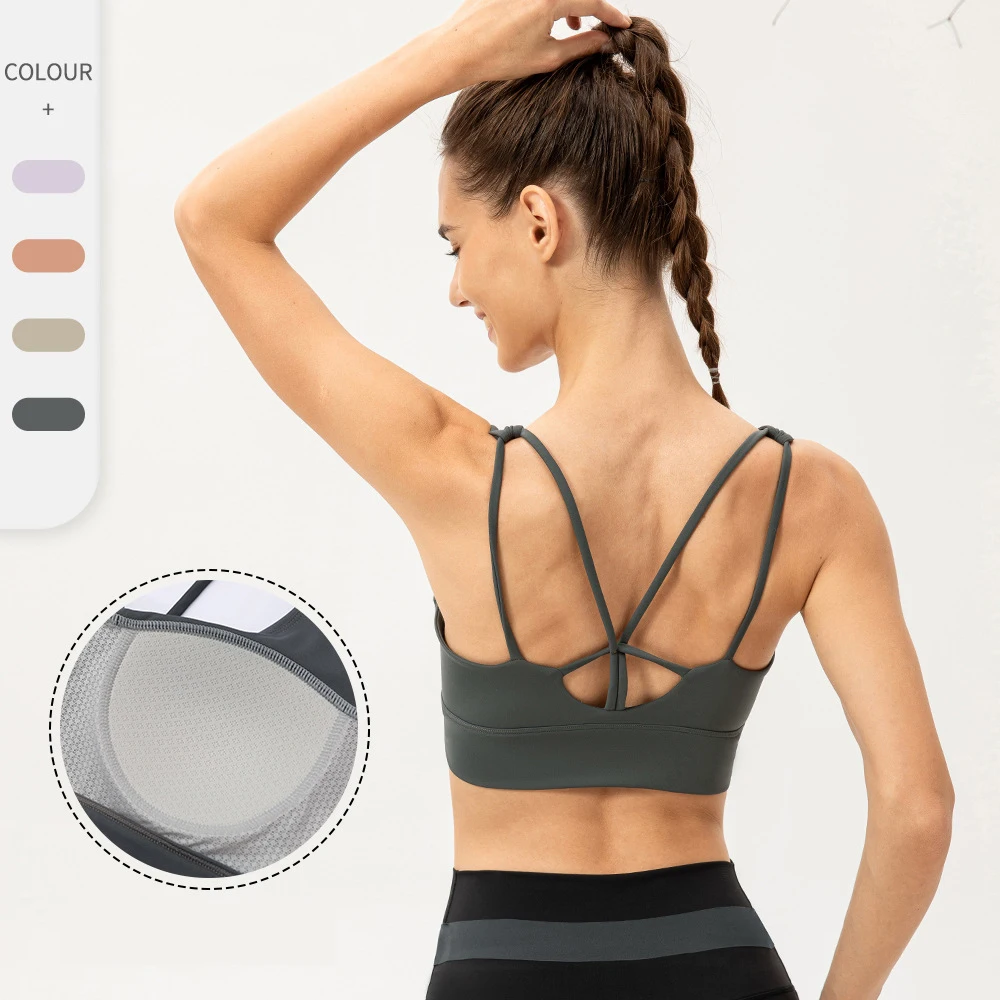 Shockproof Sports Bra Fixed Padded Yoga Top Wireless Push Up Gym Inner Wear Workout Vest Brallette Mujer Breathable Running Bras
Shockproof Sports Bra Fixed Padded Yoga Top Wireless Push Up Gym Inner Wear Workout Vest Brallette Mujer Breathable Running Bras