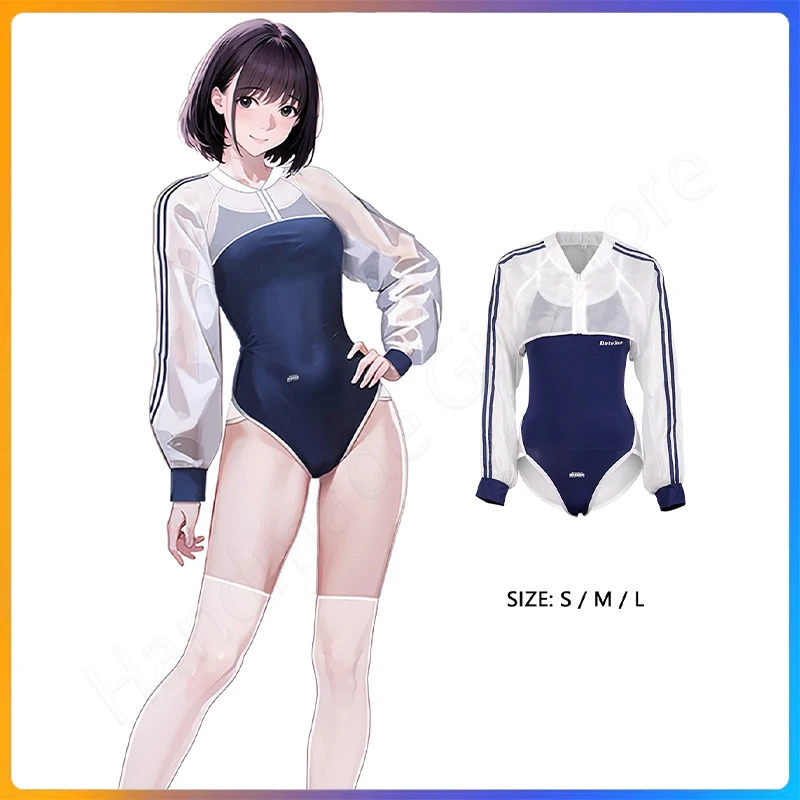 

Cosplay Sexy Cute Swimsuit Jk Two-dimensional Beach Party College Style Suspender Sun Protection Suit High Quality Two-piece Set