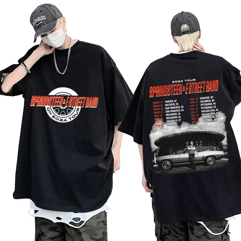 Bruce Springsteen and E Street Band 2024 Tour Graphic Printed T Shirts Men Women Clothing Fashion Vintage T-shirt Short Sleeve
Bruce Springsteen and E Street Band 2024 Tour Graphic Printed T Shirts Men Women Clothing Fashion Vintage T-shirt Short Sleeve