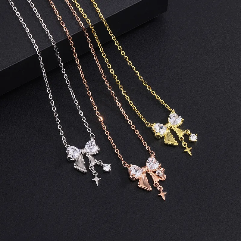 999 Sterling Silver Necklace for Women Men Bow Tie High Quality Original Jewelry Sweet Choke Chain Star Y2k aesthetic Halloween
999 Sterling Silver Necklace for Women Men Bow Tie High Quality Original Jewelry Sweet Choke Chain Star Y2k aesthetic Halloween
