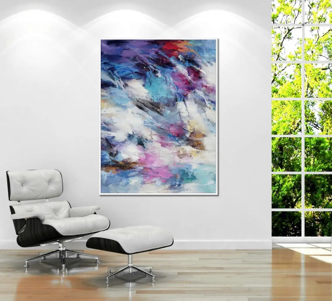 Hand Painted Abstract Painting On Canvas Art Soft Color Canvas Painting Soft Tones Painting Purple Violet Pink Abstract Painting
Hand Painted Abstract Painting On Canvas Art Soft Color Canvas Painting Soft Tones Painting Purple Violet Pink Abstract Painting