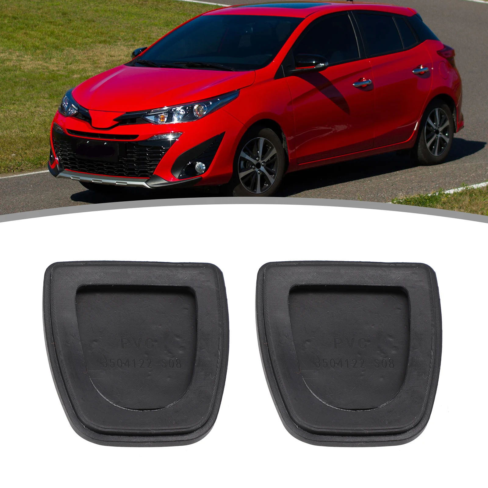 

Rubber Covers Brake Clutch Car Accessories For RAV4 2001-2005 For Yaris Sedan Manual Transmission Only 31321-52010