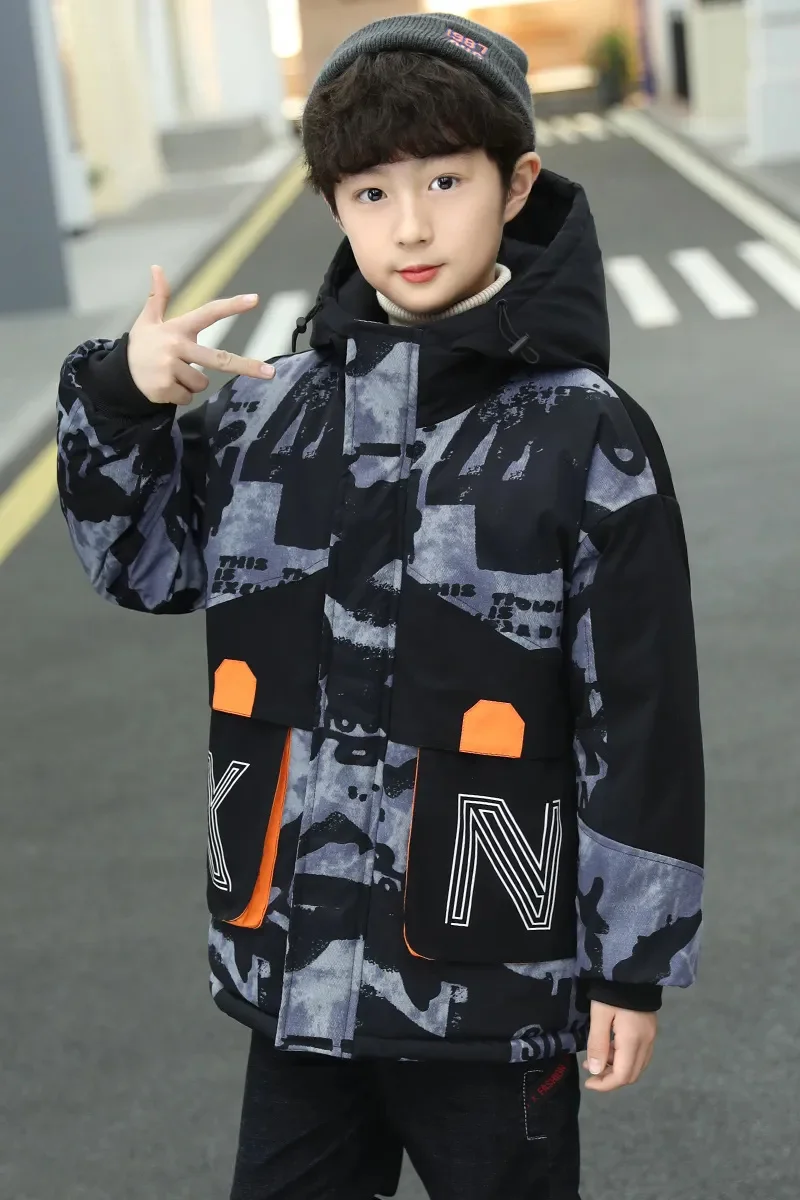 Fashion Boys Thicken Warm Coats Children Winter Plush Parkas Kids Clothing For 7-14 Years Teenager Windproof Down Jackets CH182
Fashion Boys Thicken Warm Coats Children Winter Plush Parkas Kids Clothing For 7-14 Years Teenager Windproof Down Jackets CH182