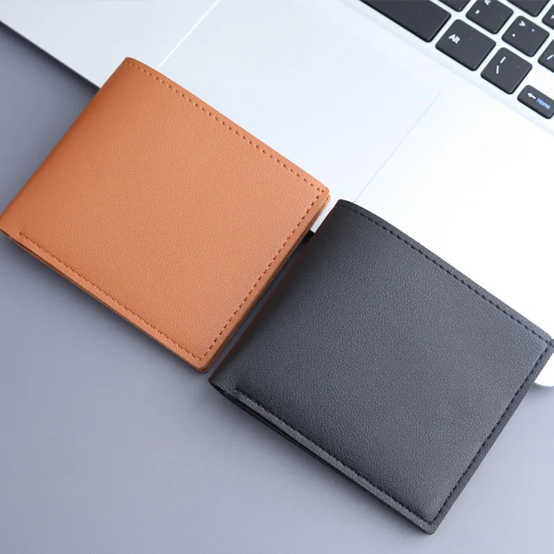 Fashion Retro Men's Short Wallet Portable Simple Solid Color Men's Leather Wallet Credit Card Bag
Fashion Retro Men's Short Wallet Portable Simple Solid Color Men's Leather Wallet Credit Card Bag