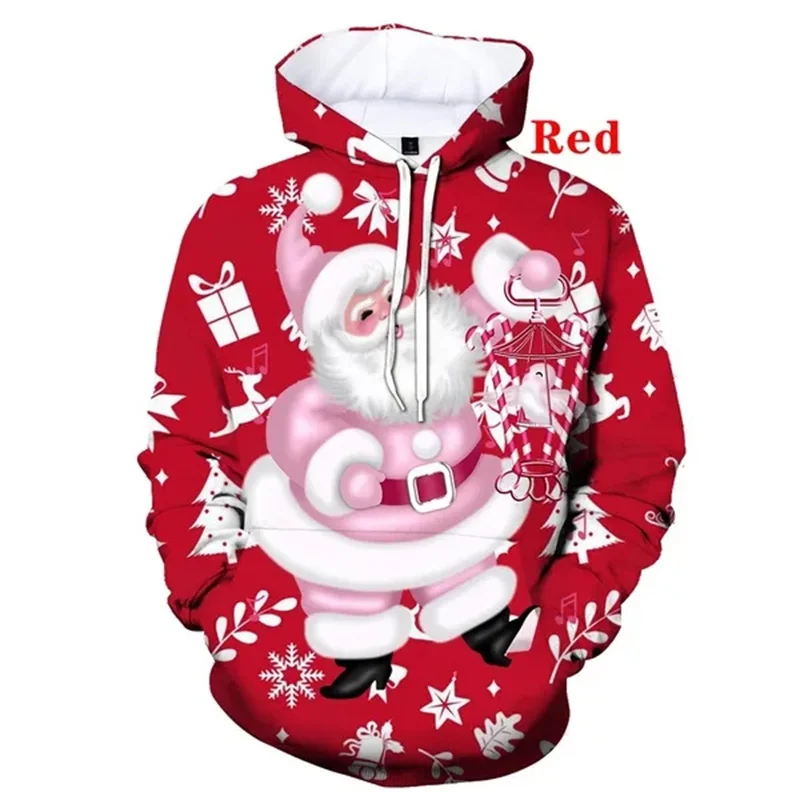 Новые худи и свитшоты с 3D-принтом Санта-Клауса, худи с графическим изображением рождественского оленя, Детские забавные милые пуловеры, женская одежда 
Новые худи и свитшоты с 3D-принтом Санта-Клауса, худи с графическим изображением рождественского оленя, Детские забавные милые пуловеры, женская одежда