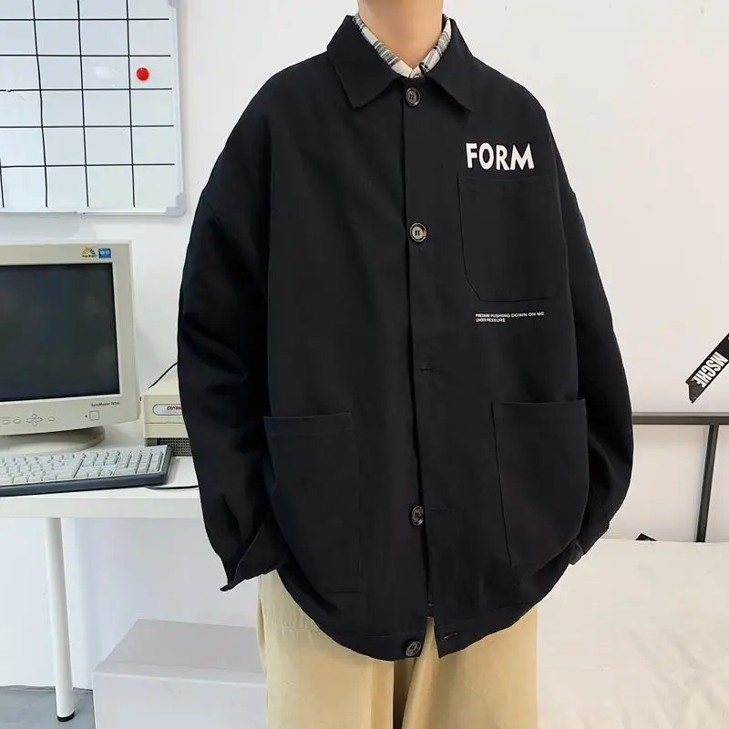 Fashion Autumn Hoodie Denim Cargo Baseball Jacket Boys Punk Sweatshirt Button Japan Harajuku Kpop Letter Embroidery Tops Men
Fashion Autumn Hoodie Denim Cargo Baseball Jacket Boys Punk Sweatshirt Button Japan Harajuku Kpop Letter Embroidery Tops Men