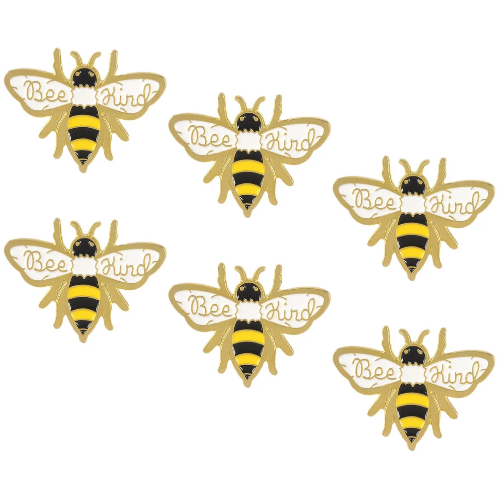 6pcs Bee Sign Enamel Pin Brooches Clothing Lapel Bee Pin Brooches Clothing Ornaments
6pcs Bee Sign Enamel Pin Brooches Clothing Lapel Bee Pin Brooches Clothing Ornaments