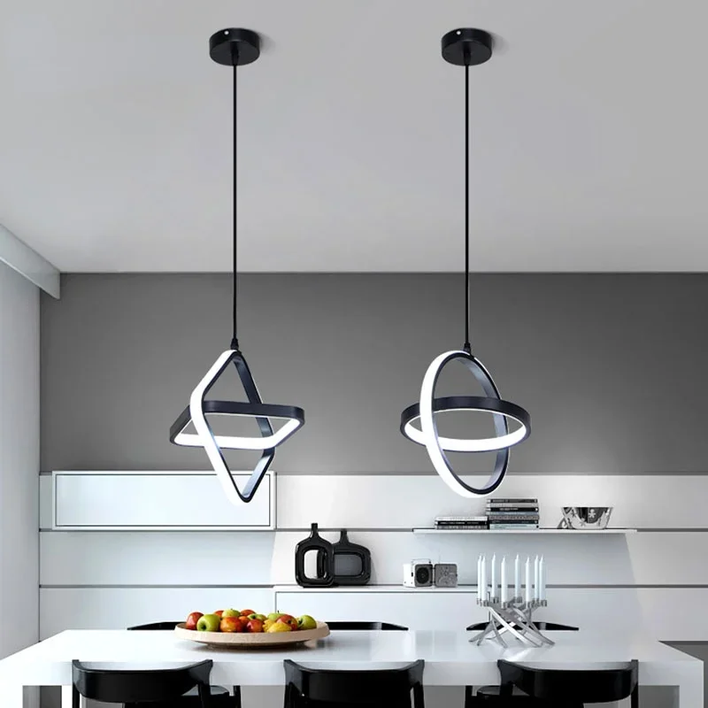 Modern Led Pendant Light Black&White Creative Chandelier Pendant Lamp for Dining room Kitchen Bedside Light Bedroom Hanging Lamp
Modern Led Pendant Light Black&White Creative Chandelier Pendant Lamp for Dining room Kitchen Bedside Light Bedroom Hanging Lamp