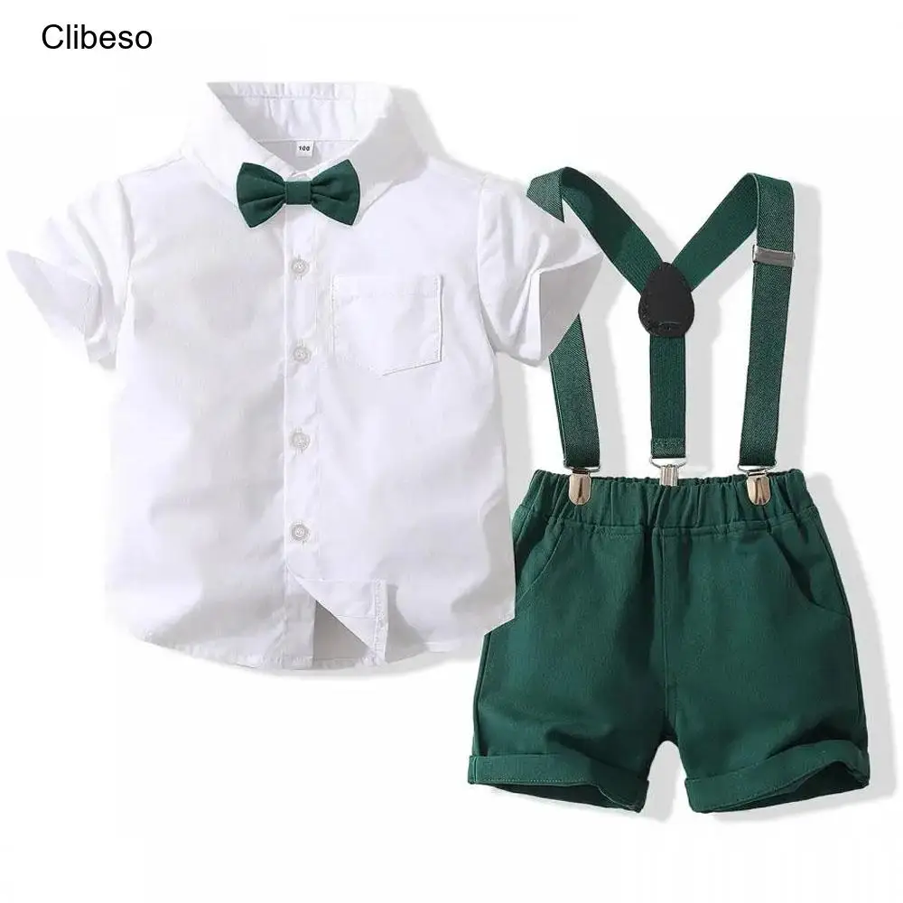 Summer Baby Boys Party Dress Suit Cotton Short Sleeve T-Shirt + Belt Shorts 2PCS Outfits Kids Boy Gentleman Newborn Clothes Sets
Summer Baby Boys Party Dress Suit Cotton Short Sleeve T-Shirt + Belt Shorts 2PCS Outfits Kids Boy Gentleman Newborn Clothes Sets