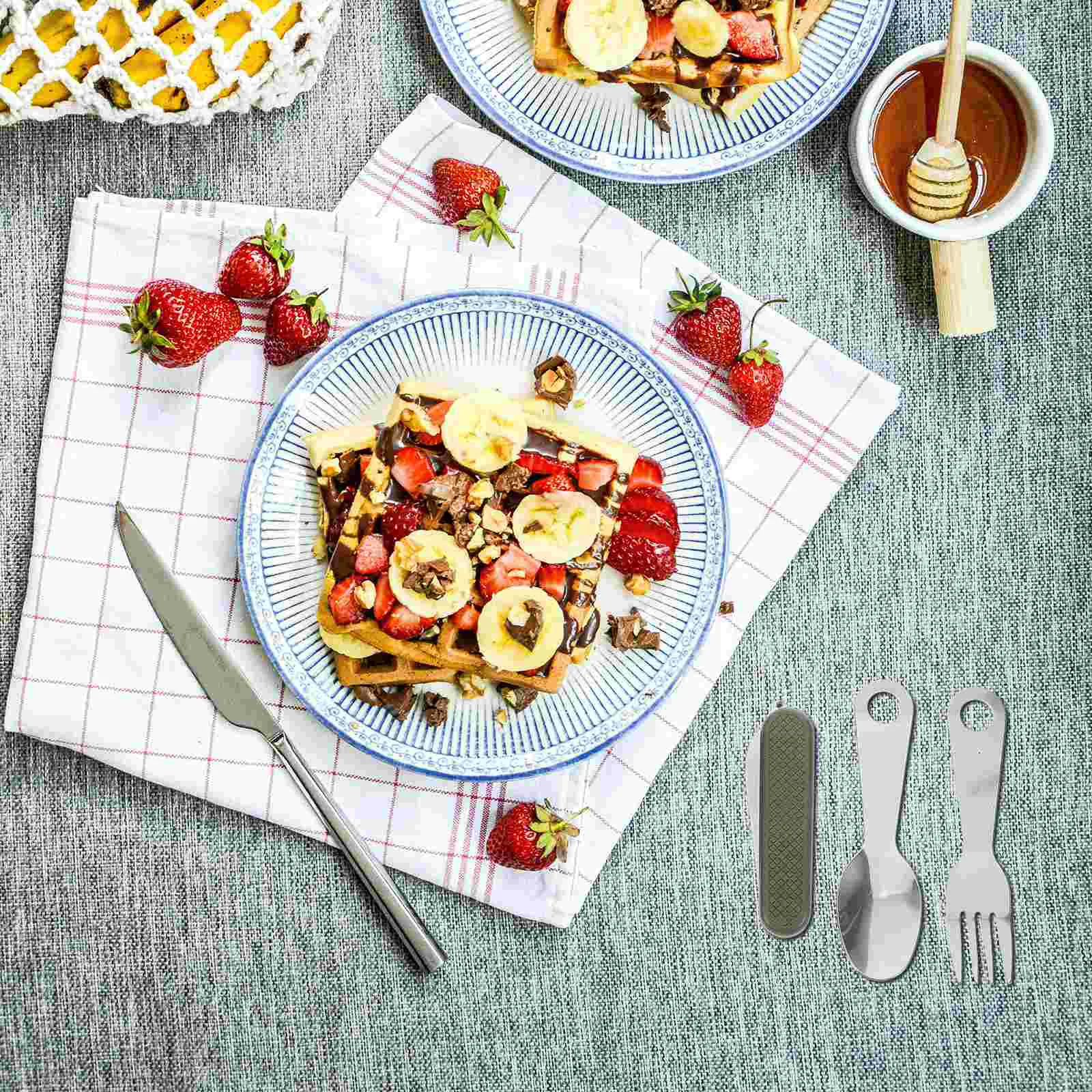 Multi-function Printer Camping Utensils Dinnerware Stainless Steel Food Cutlery Kit
Multi-function Printer Camping Utensils Dinnerware Stainless Steel Food Cutlery Kit