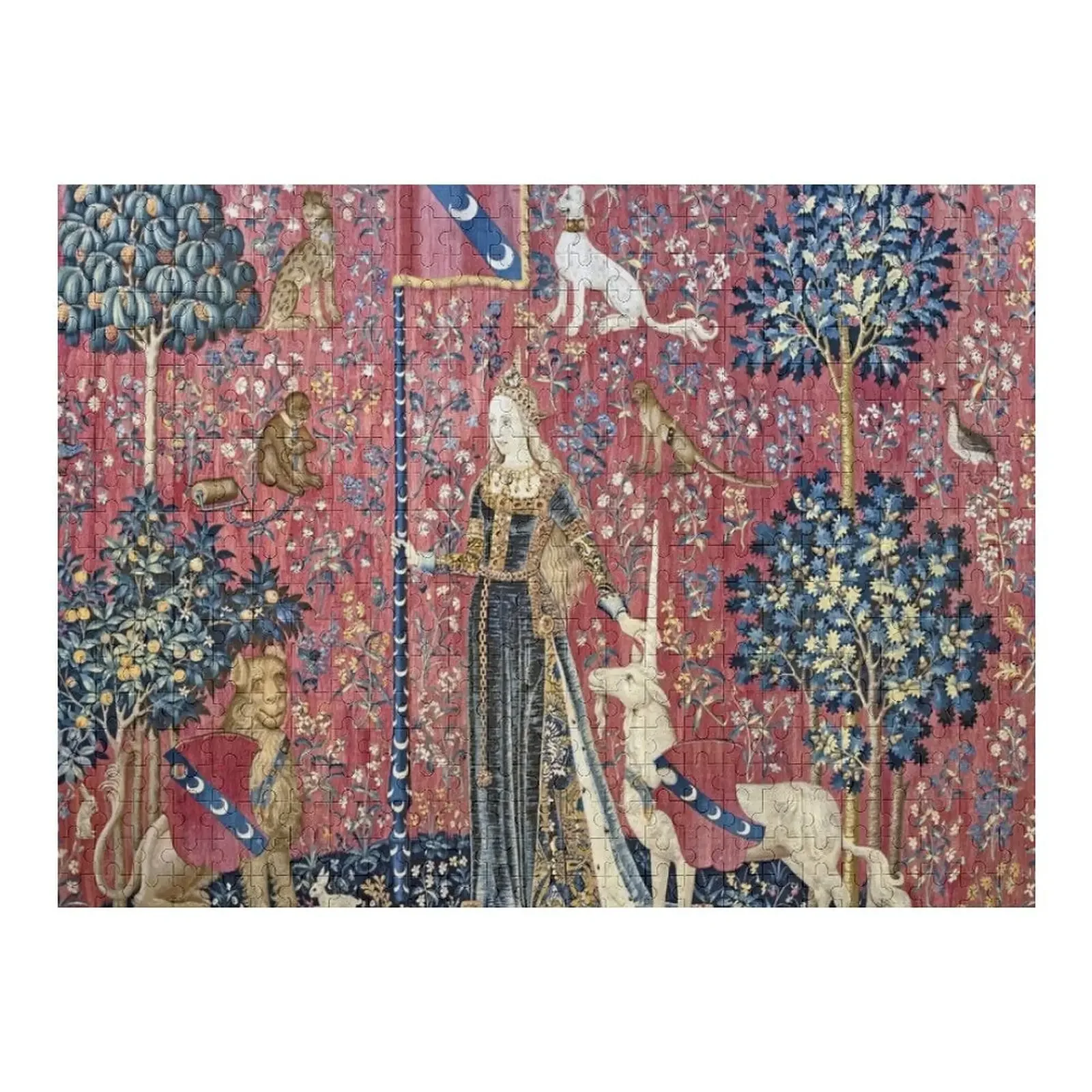 The Lady and the Unicorn touch : La Dame à la licorne Le toucher: La Dame a licorne Jigsaw Puzzle Personalized Gift Puzzle
The Lady and the Unicorn touch : La Dame à la licorne Le toucher: La Dame a licorne Jigsaw Puzzle Personalized Gift Puzzle