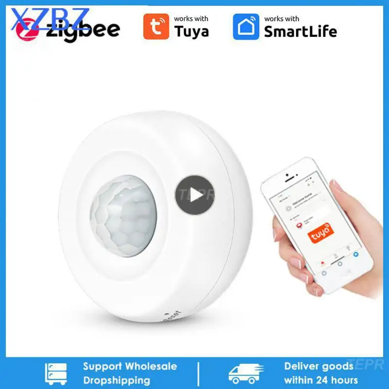 

Tuya WiFi PIR Motion Sensor Wireless Infrared 360 Detector Security Anti-theft Alarm Human Body Sensor APP Control