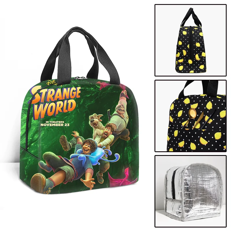Disney Strange World Portable Thermal Cooler Tote Food Picnic Bags Children Travel Lunch Bags Kids School Insulated Lunch Bag
Disney Strange World Portable Thermal Cooler Tote Food Picnic Bags Children Travel Lunch Bags Kids School Insulated Lunch Bag