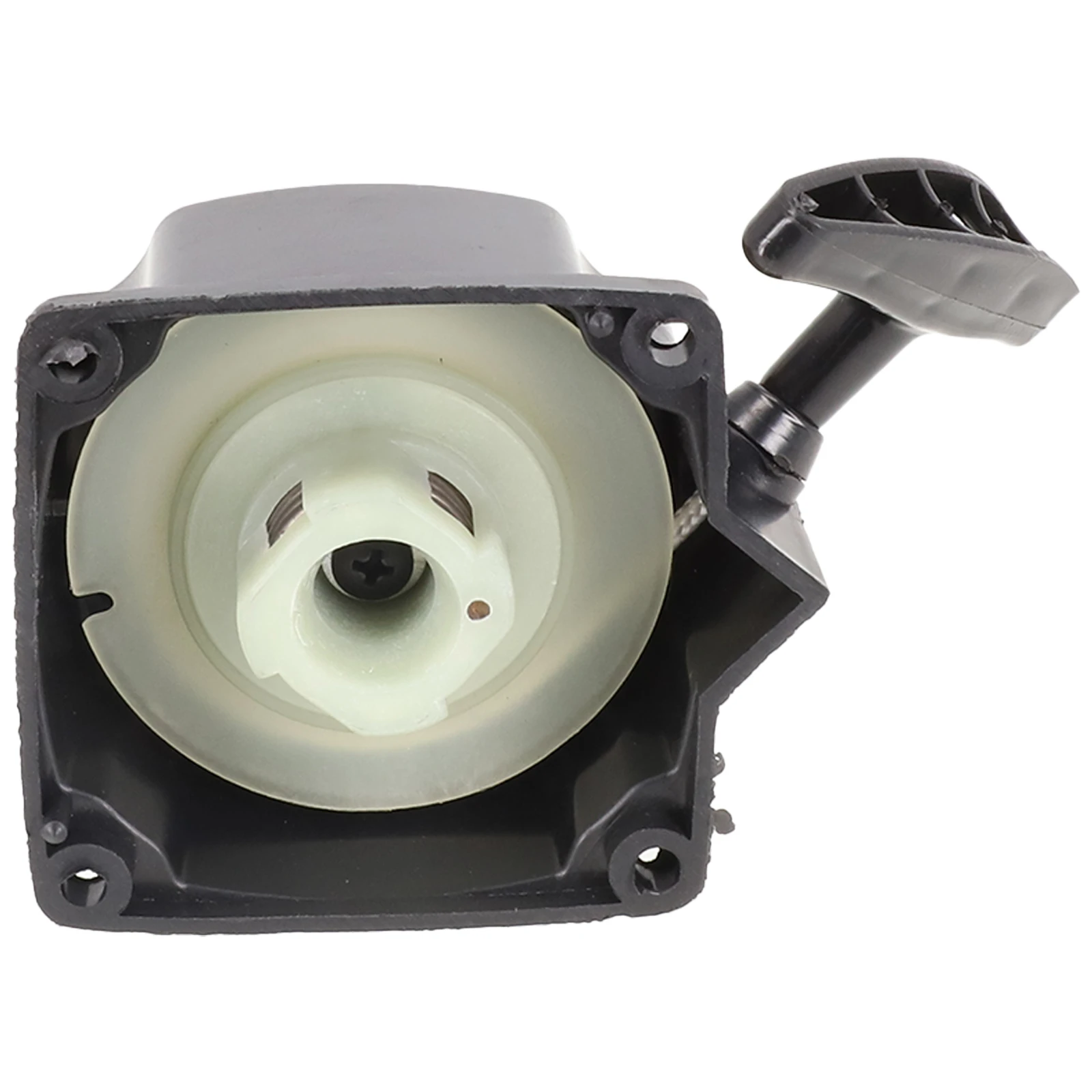 Starter Recoil Pull Start Launcher W/ Retractable Rope With Retractable Rope Square Shaped 66.5*66.5mm Forestry Garden 
Starter Recoil Pull Start Launcher W/ Retractable Rope With Retractable Rope Square Shaped 66.5*66.5mm Forestry Garden