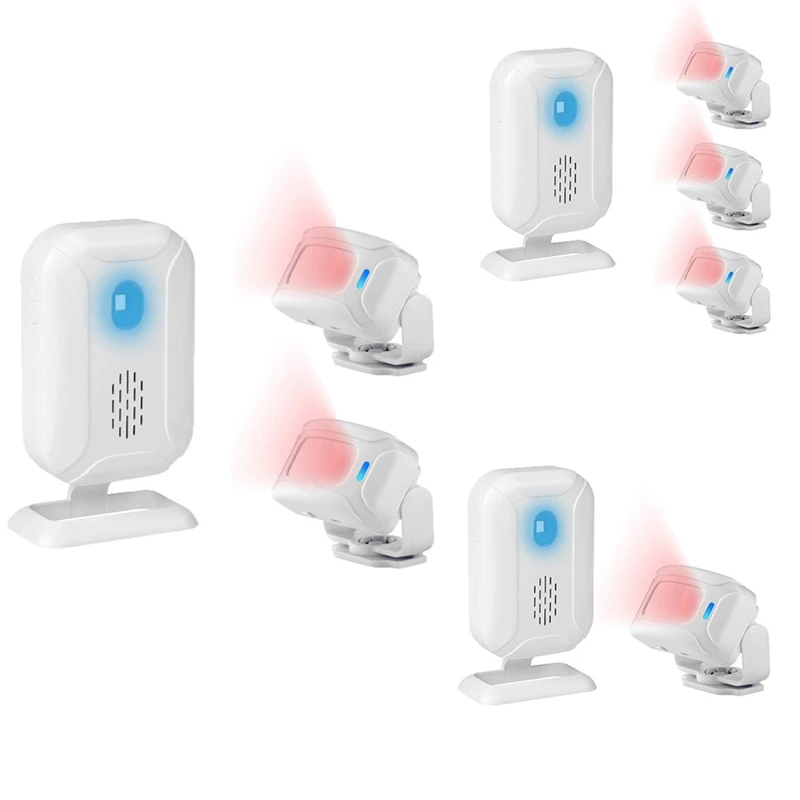 Motion Sensor Detector Alarm Bell Entry Alert System Home Security Infrared PIR C
Motion Sensor Detector Alarm Bell Entry Alert System Home Security Infrared PIR C