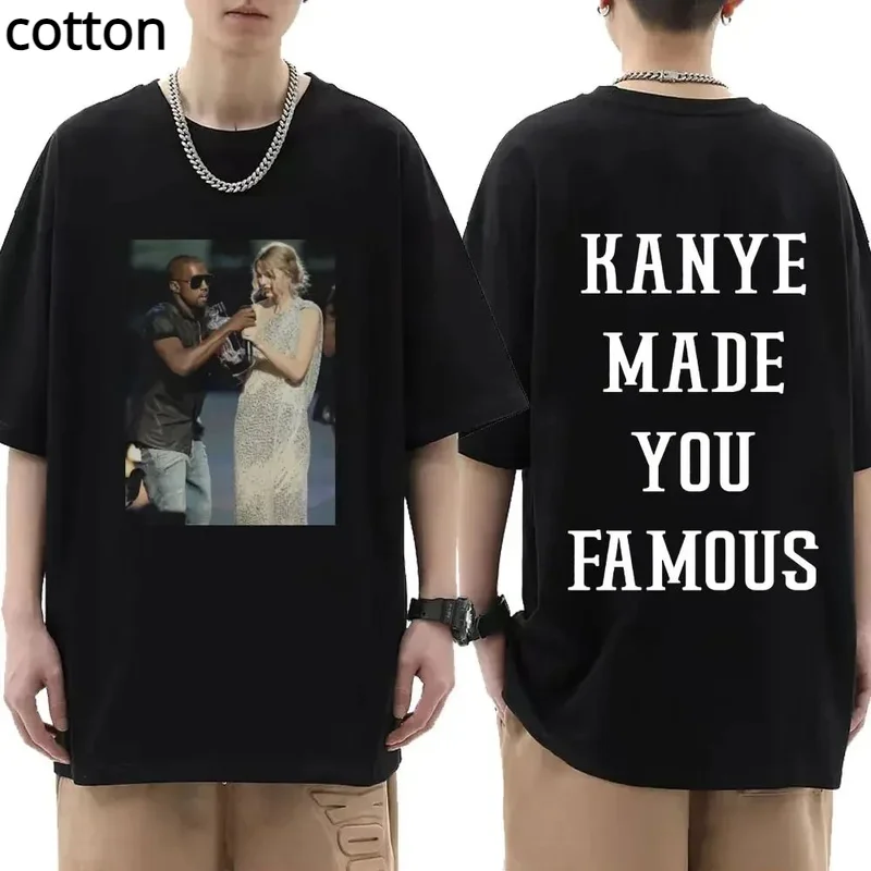 Kanye известная футболка для мужчин и женщин, хлопковая Футболка с принтом Kanye West Drama, футболка с коротким рукавом, летние футболки большого размера, топы
Kanye известная футболка для мужчин и женщин, хлопковая Футболка с принтом Kanye West Drama, футболка с коротким рукавом, летние футболки большого размера, топы