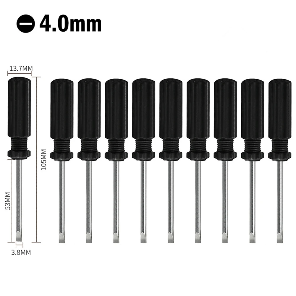 10Pc 4.13Inch Small Mini Precision Screwdriver Set Slotted Cross Screwdrivers 4mm Cutter Head Repair Tool Home Hand Tools
10Pc 4.13Inch Small Mini Precision Screwdriver Set Slotted Cross Screwdrivers 4mm Cutter Head Repair Tool Home Hand Tools