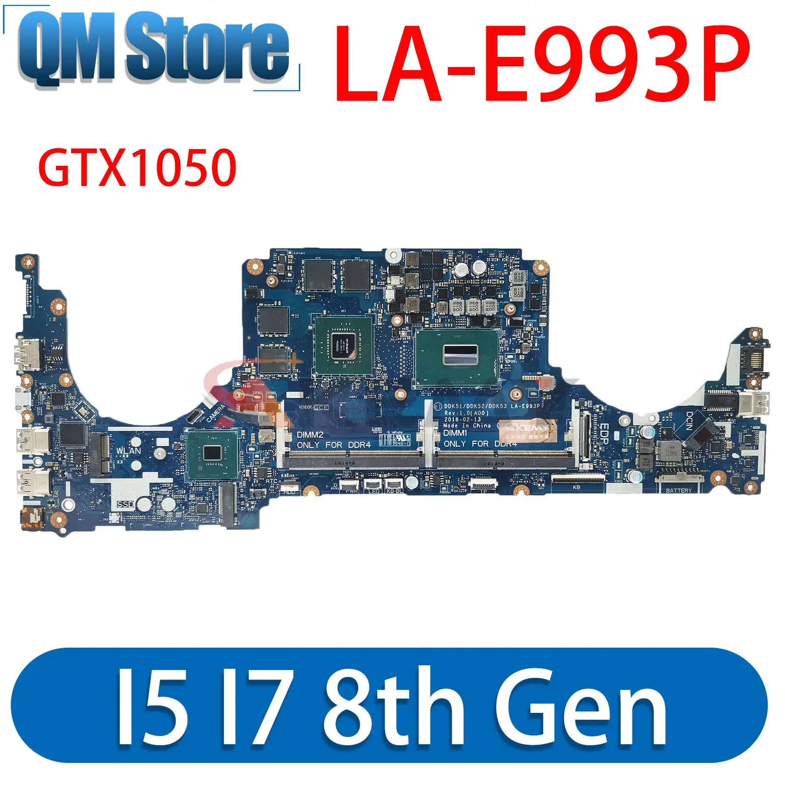 Материнская плата GTX1050 для DELL G5 5587 G7 7588 7580 Inspiron 7577 7570 материнская плата для ноутбука с i5 i7 8 Gen CPU
Материнская плата GTX1050 для DELL G5 5587 G7 7588 7580 Inspiron 7577 7570 материнская плата для ноутбука с i5 i7 8 Gen CPU