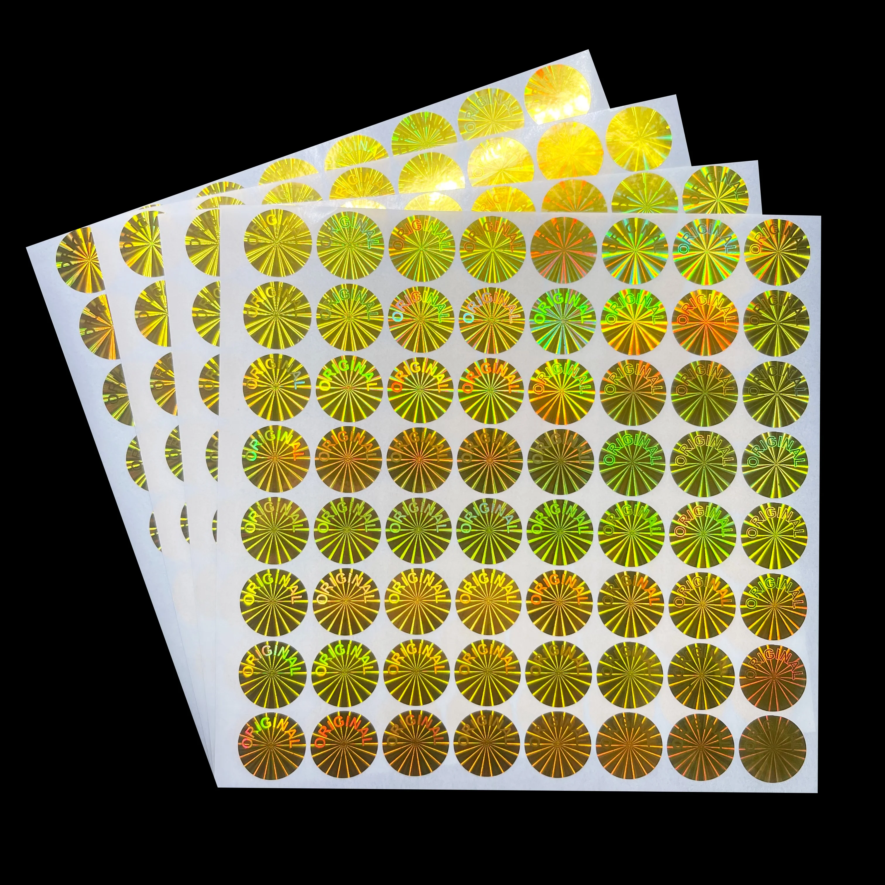 100pcs 3D Gold original Warranty Tear invalid sticker Holographic sticker anti-counterfeiting sealed laser label sticker 19mm
100pcs 3D Gold original Warranty Tear invalid sticker Holographic sticker anti-counterfeiting sealed laser label sticker 19mm