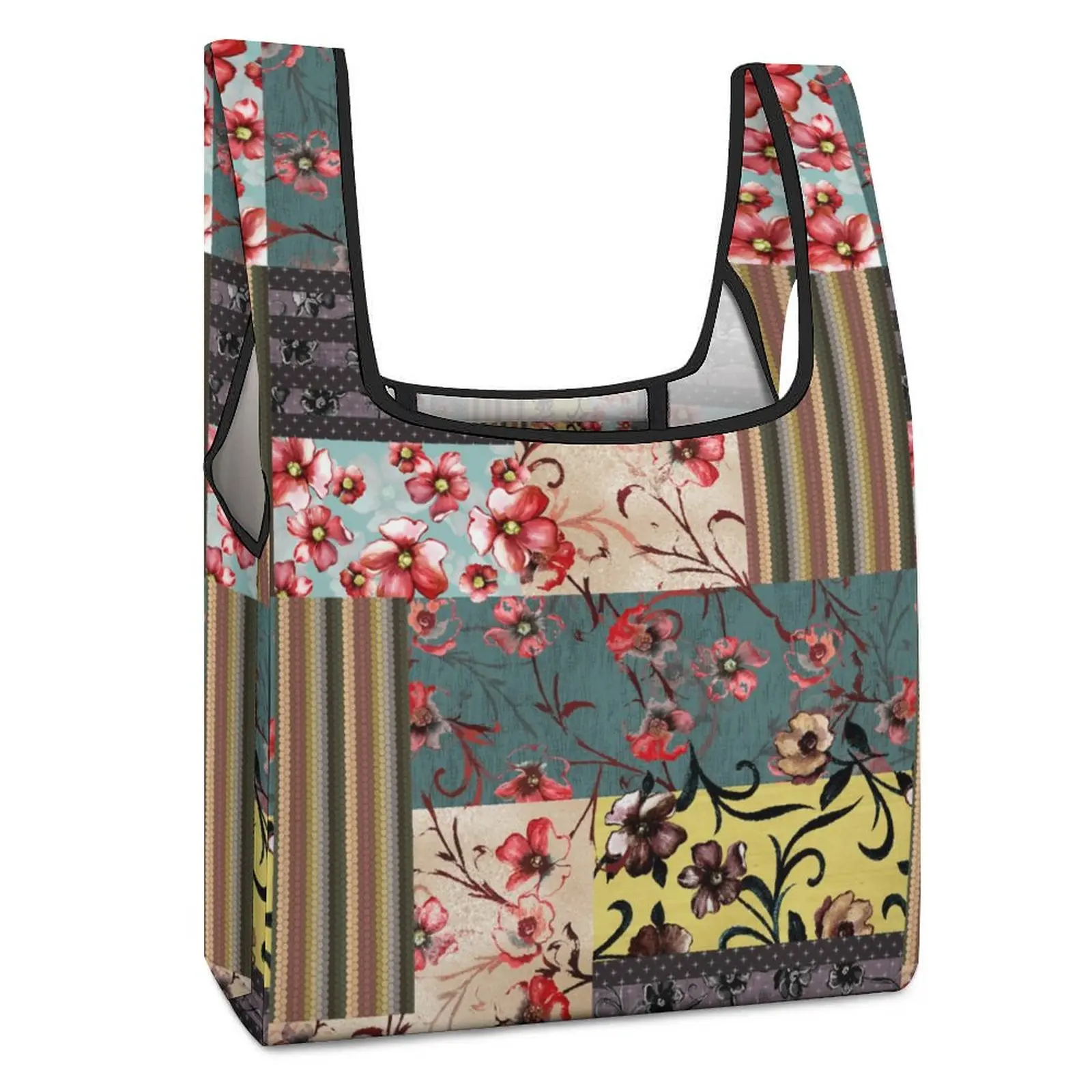 2pcs Customized Printed Color Blocked Tote Shopper Bag Exotic Floral Shopping Bag Casual Woman Grocery Customizable Pattern
2pcs Customized Printed Color Blocked Tote Shopper Bag Exotic Floral Shopping Bag Casual Woman Grocery Customizable Pattern