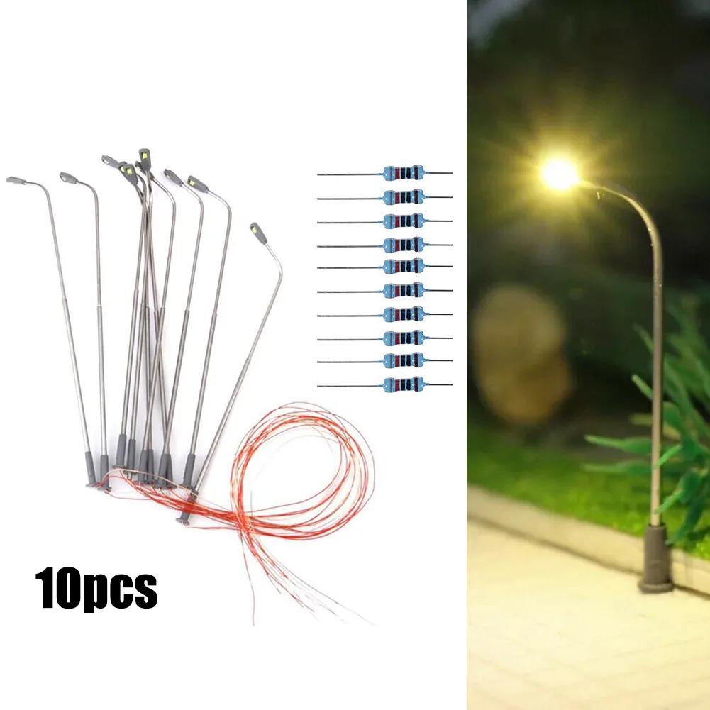 10Pcs OO Scale Or HO Scale Lantern Modern Street Lighting Street Light Lamp 10cm Model Railroads For Diy Home Decoration
10Pcs OO Scale Or HO Scale Lantern Modern Street Lighting Street Light Lamp 10cm Model Railroads For Diy Home Decoration