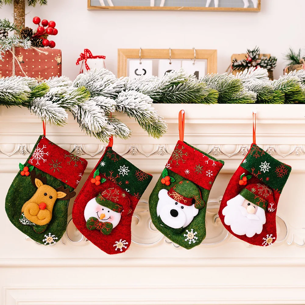 Christmas Stocking Doll Sock Santa Candy Gift Bags Cornucopia Xmas Tree Hanging Pendant Merry Party Fireplace Holiday Decor
Christmas Stocking Doll Sock Santa Candy Gift Bags Cornucopia Xmas Tree Hanging Pendant Merry Party Fireplace Holiday Decor
