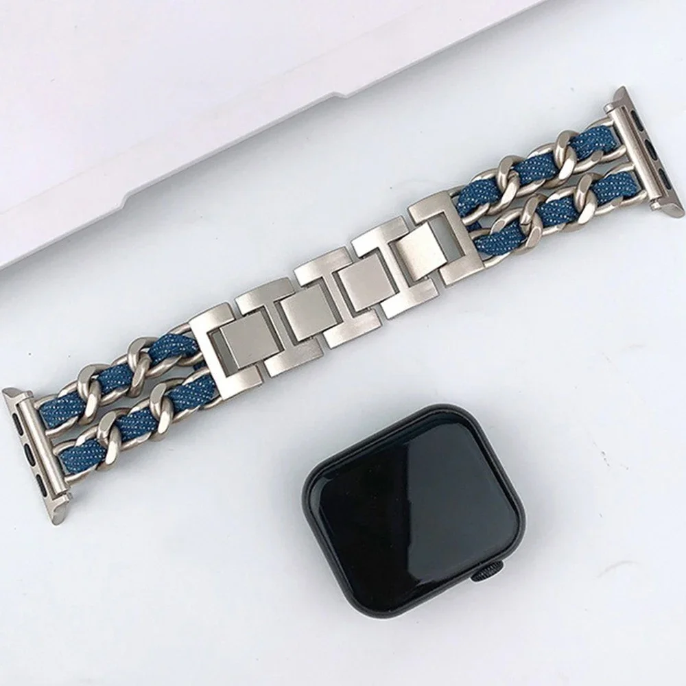Stainless Steel Strap for Apple Watch Band 49mm 45mm 38mm 42mm 40mm 44mm Lady Bracelet Correa for IWatch Series 9 8 7 6 Se 5 4 3
Stainless Steel Strap for Apple Watch Band 49mm 45mm 38mm 42mm 40mm 44mm Lady Bracelet Correa for IWatch Series 9 8 7 6 Se 5 4 3